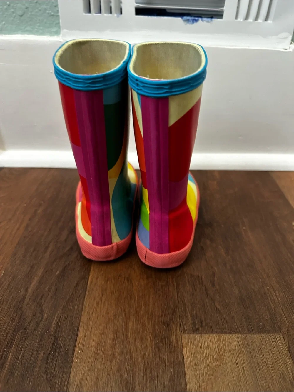 Hunter Girl’s Multicolor Polka Dot Rain Boots Size 10